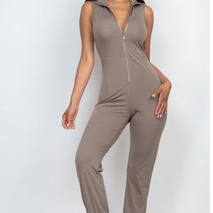 Women's Zip Front Jumpsuit